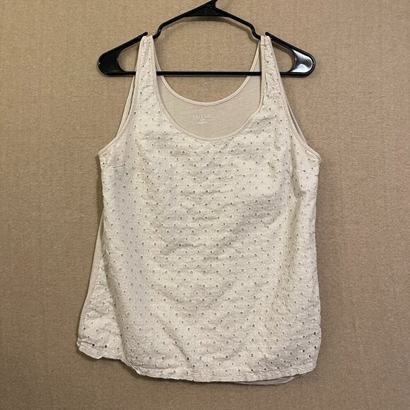 Merona Tank Top Women's Medium Tan Pullover - Picture 1 of 12